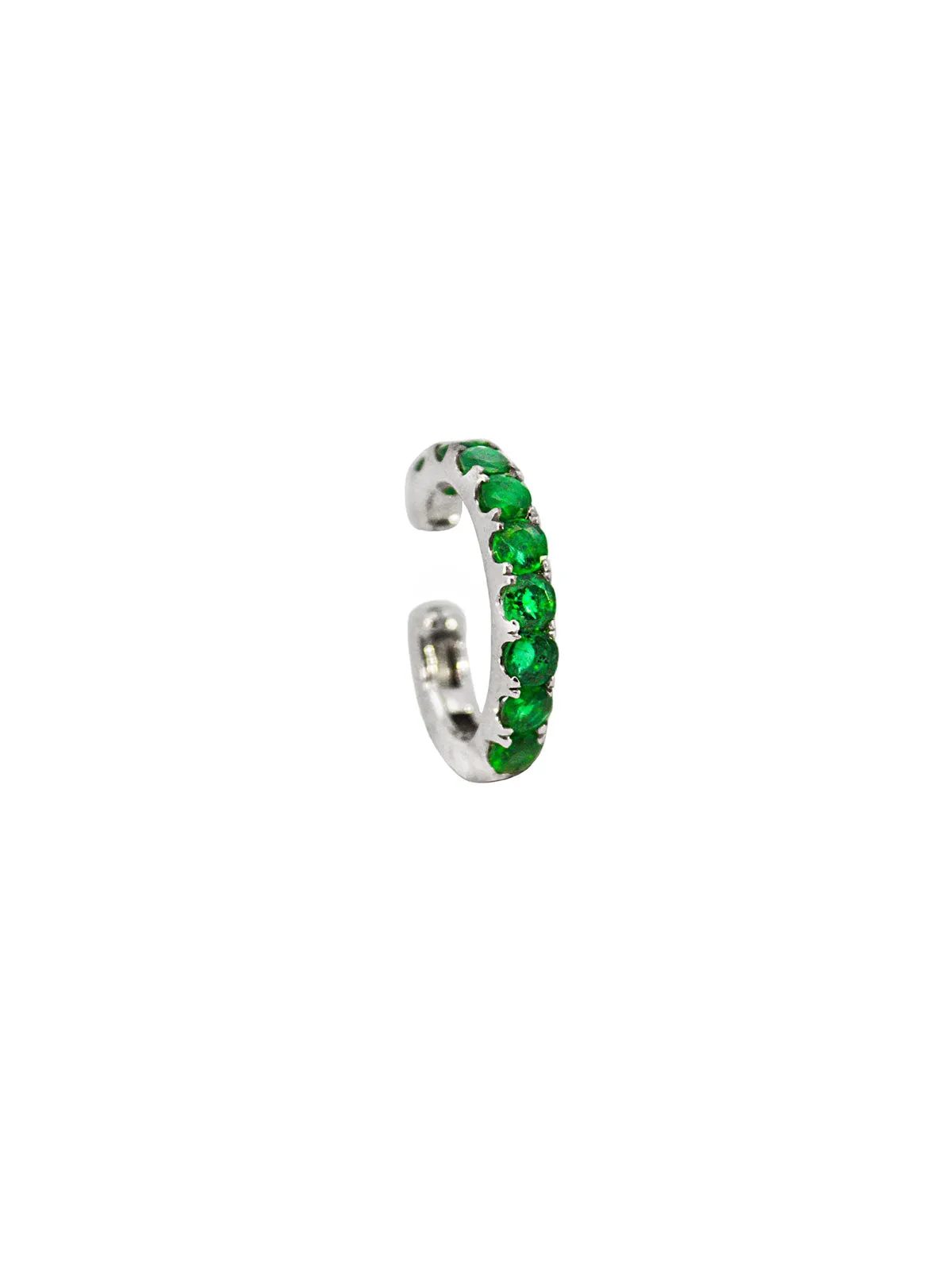 0.63ct Emerald 18K Gold Ear Cuff