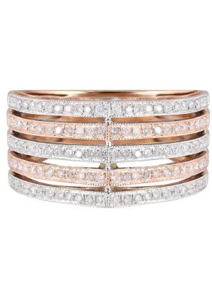 14K Ladies Diamond Cocktail Ring | 0.57 Carats | 6.84 Grams