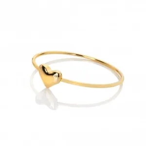 18ct Gold Plated Sterling Silver Desire Bangle DC186