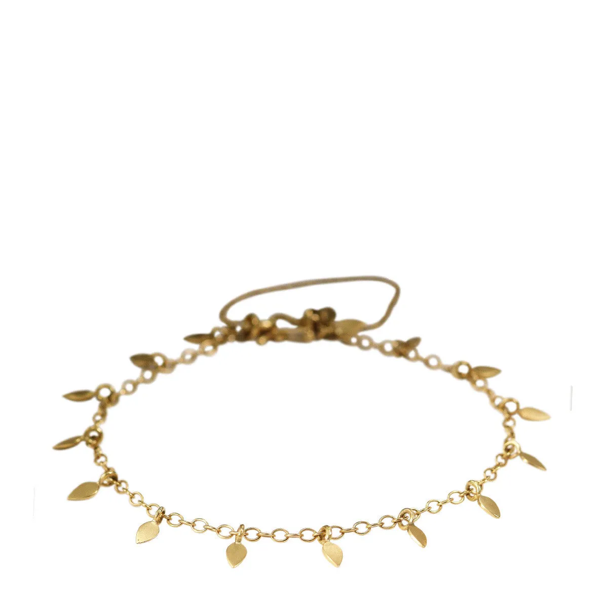 18K Gold Petal Bracelet