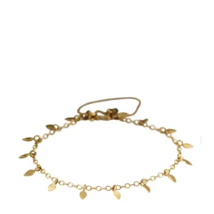 18K Gold Petal Bracelet