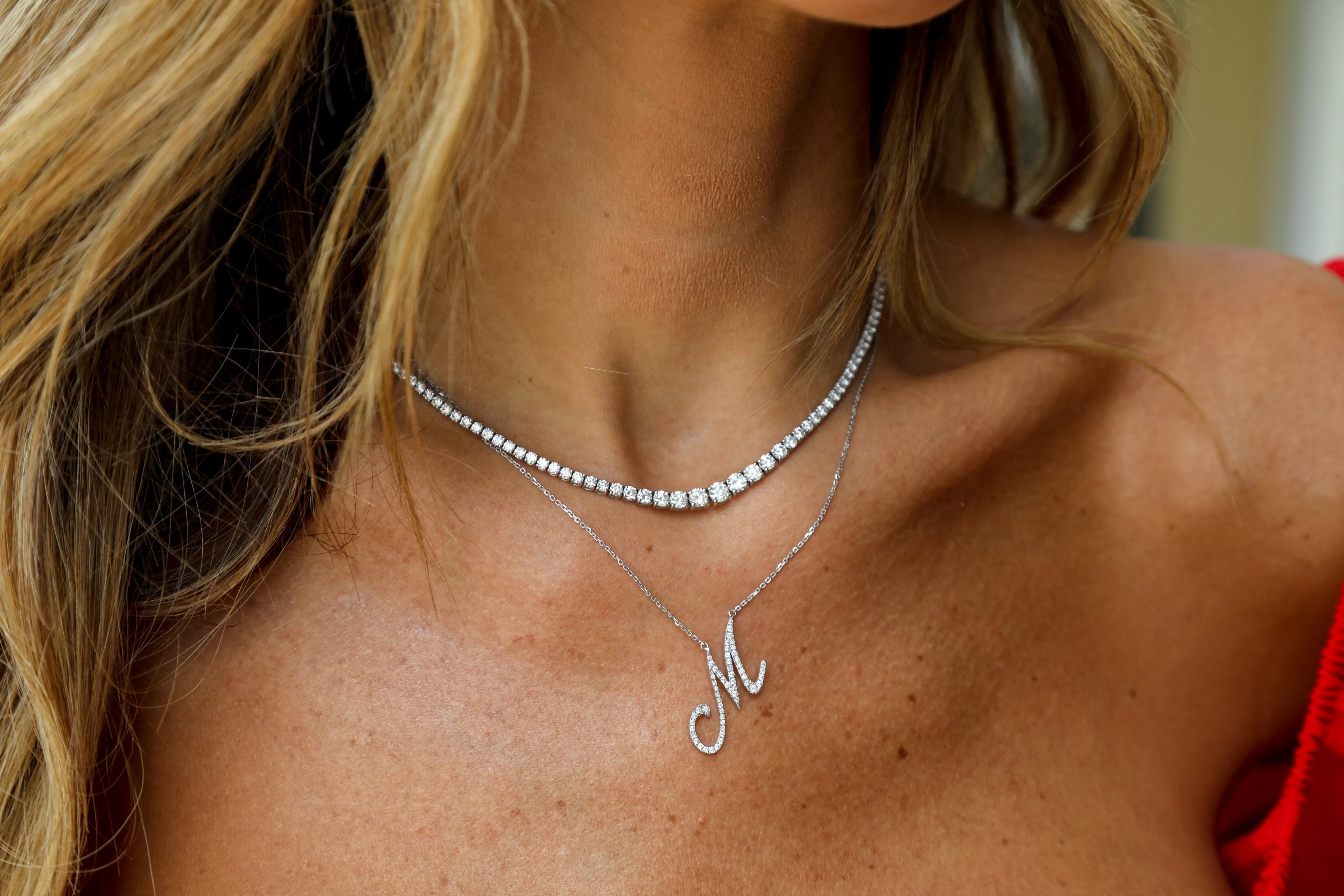 5.5 Carat Tennis Necklace