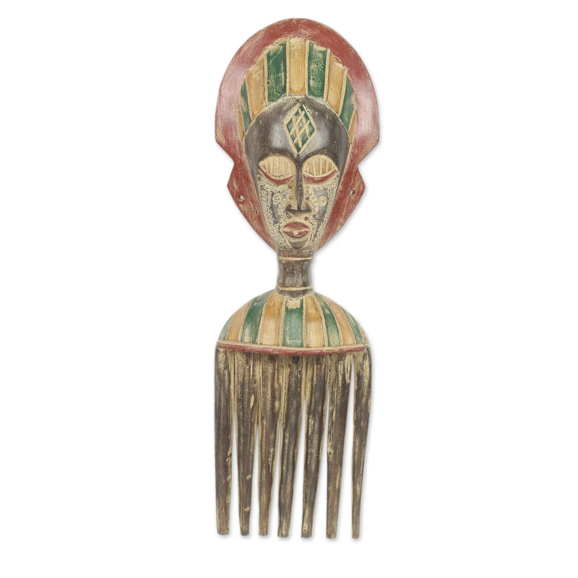 Akan Comb African Comb Mask