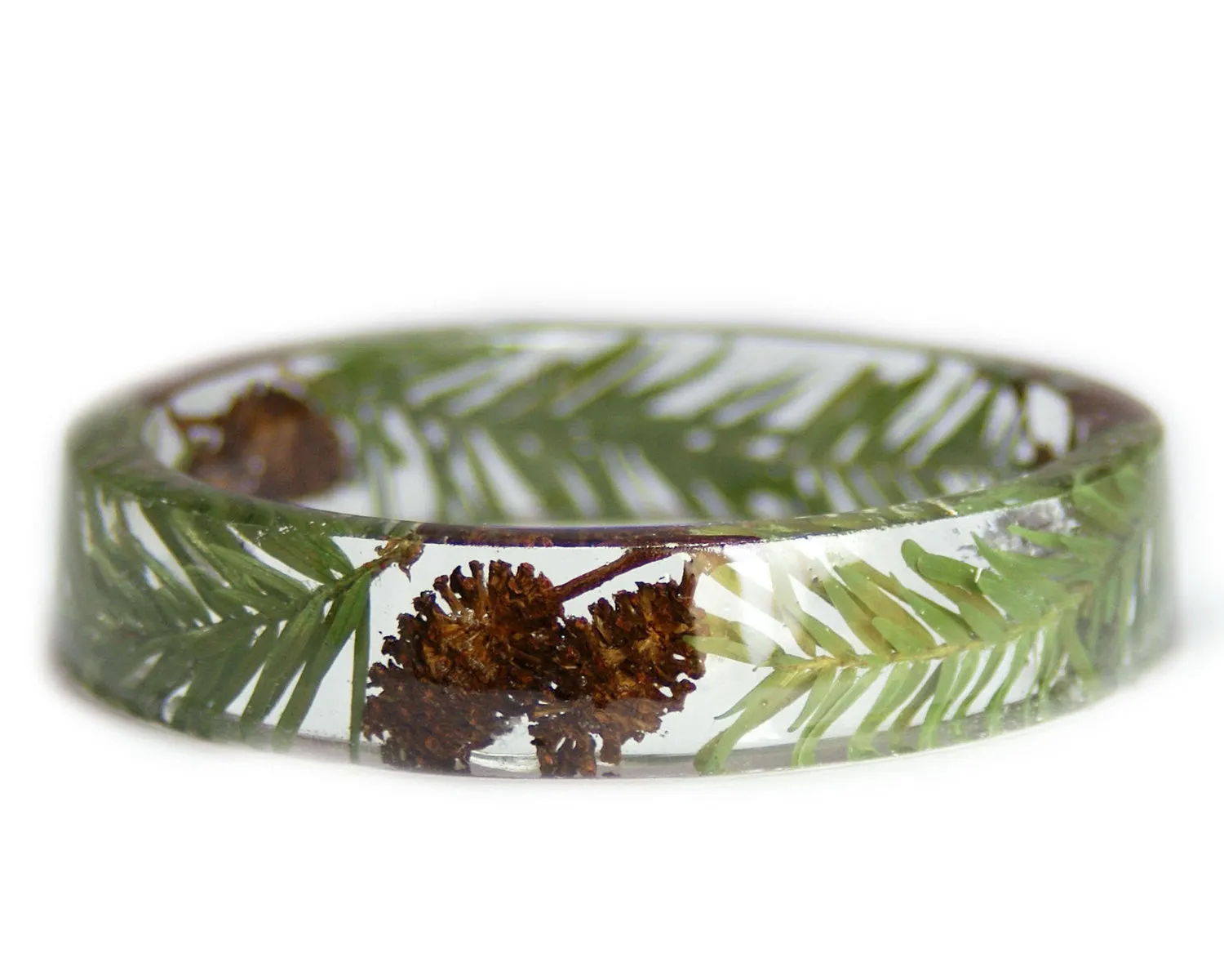 Alder and Spruce Tree Resin Bracelet