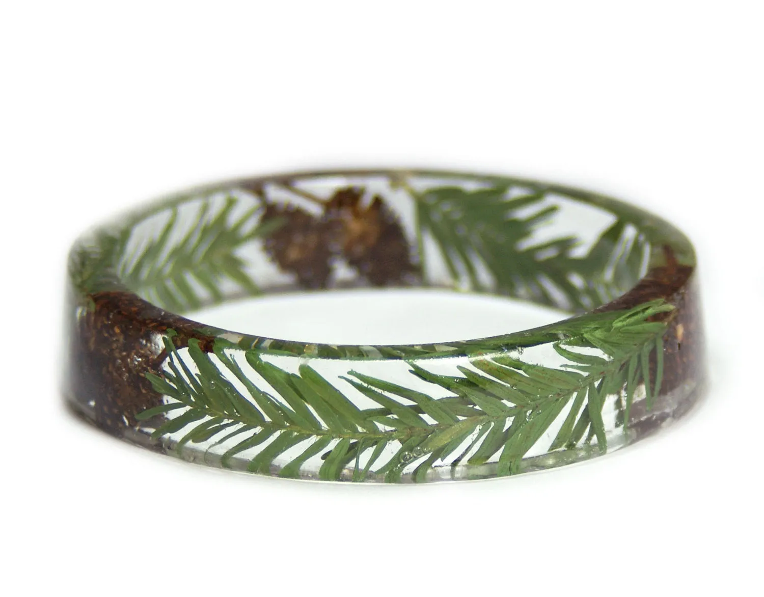 Alder and Spruce Tree Resin Bracelet