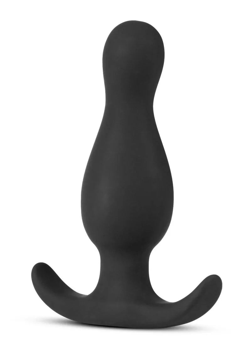 Anal Adventures Platinum Curve Silicone Butt Plug