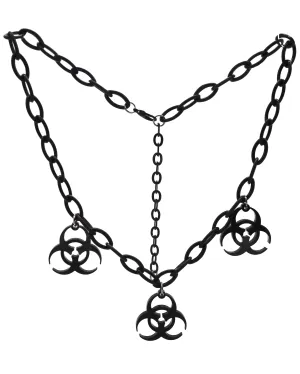 Biohazard Choker Necklace