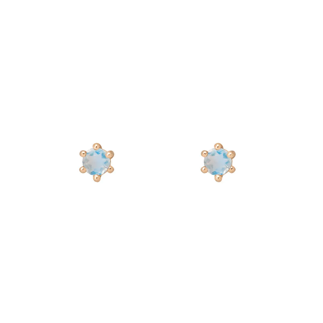 Birthstone Earrings: June Moonstone