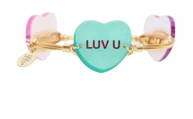 Bourbon & Bowetie Candy Hearts Bangle