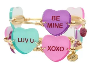 Bourbon & Bowetie Candy Hearts Bangle