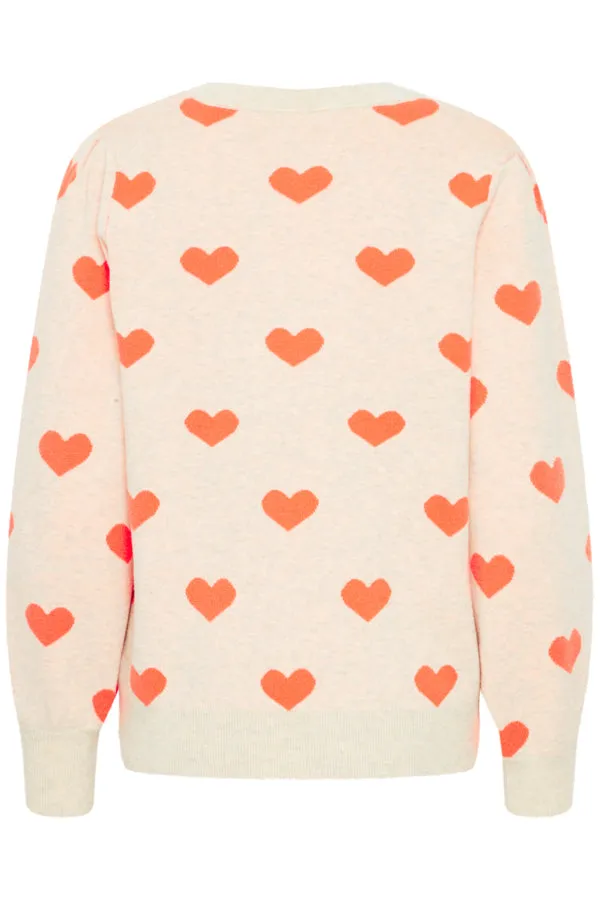 Brielle Jumper (Coral Heart)