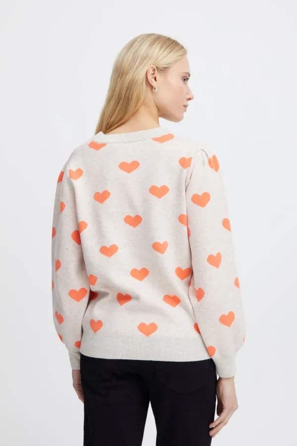 Brielle Jumper (Coral Heart)