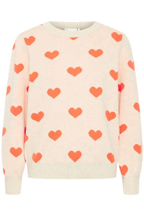 Brielle Jumper (Coral Heart)