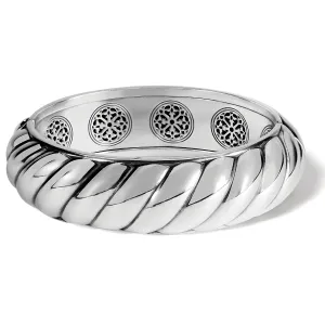 Brighton Athena Scalloped Hinged Bangle