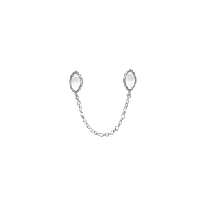 CASSIA CHAIN STUDS SILVER