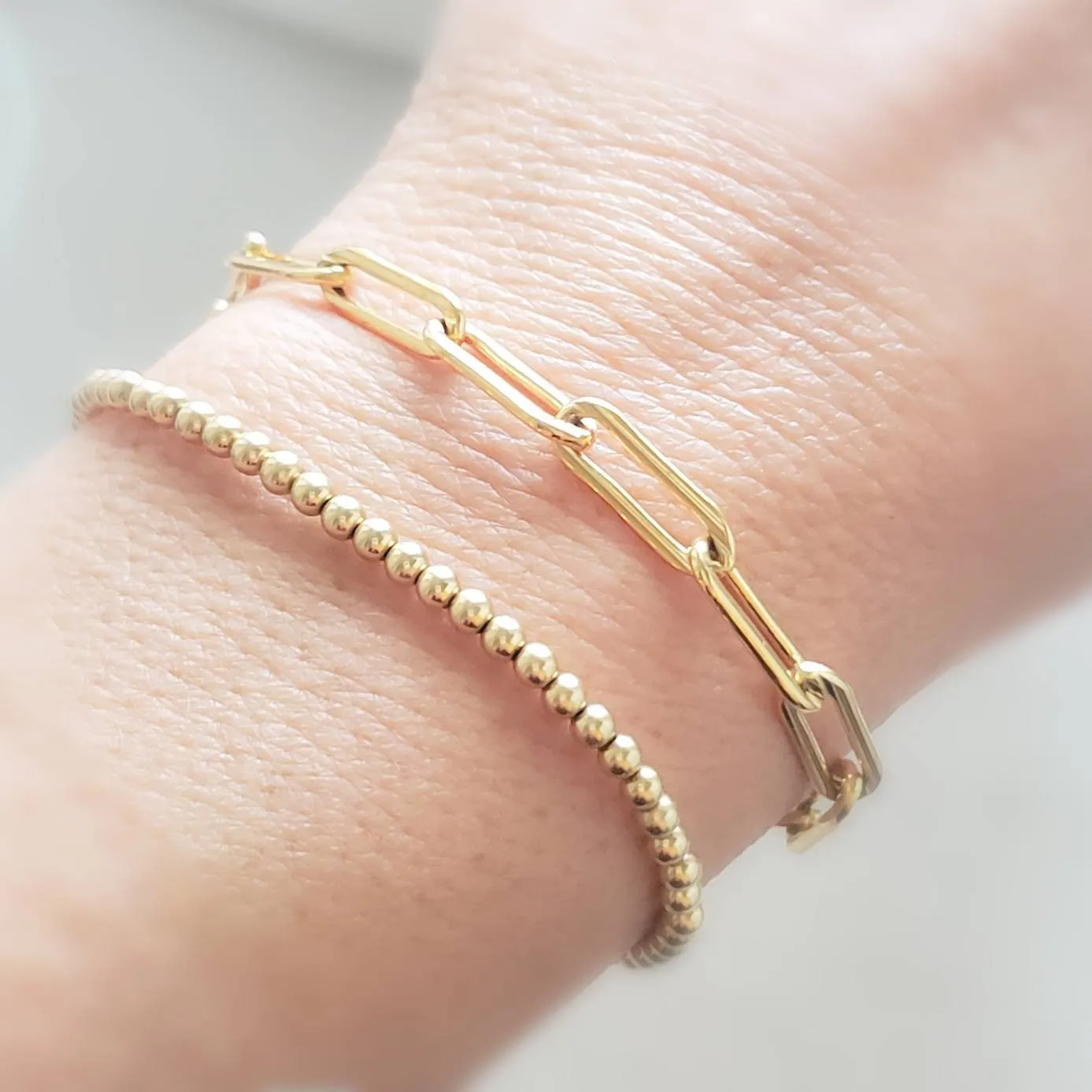 Chunky Paperclip Link Bracelet