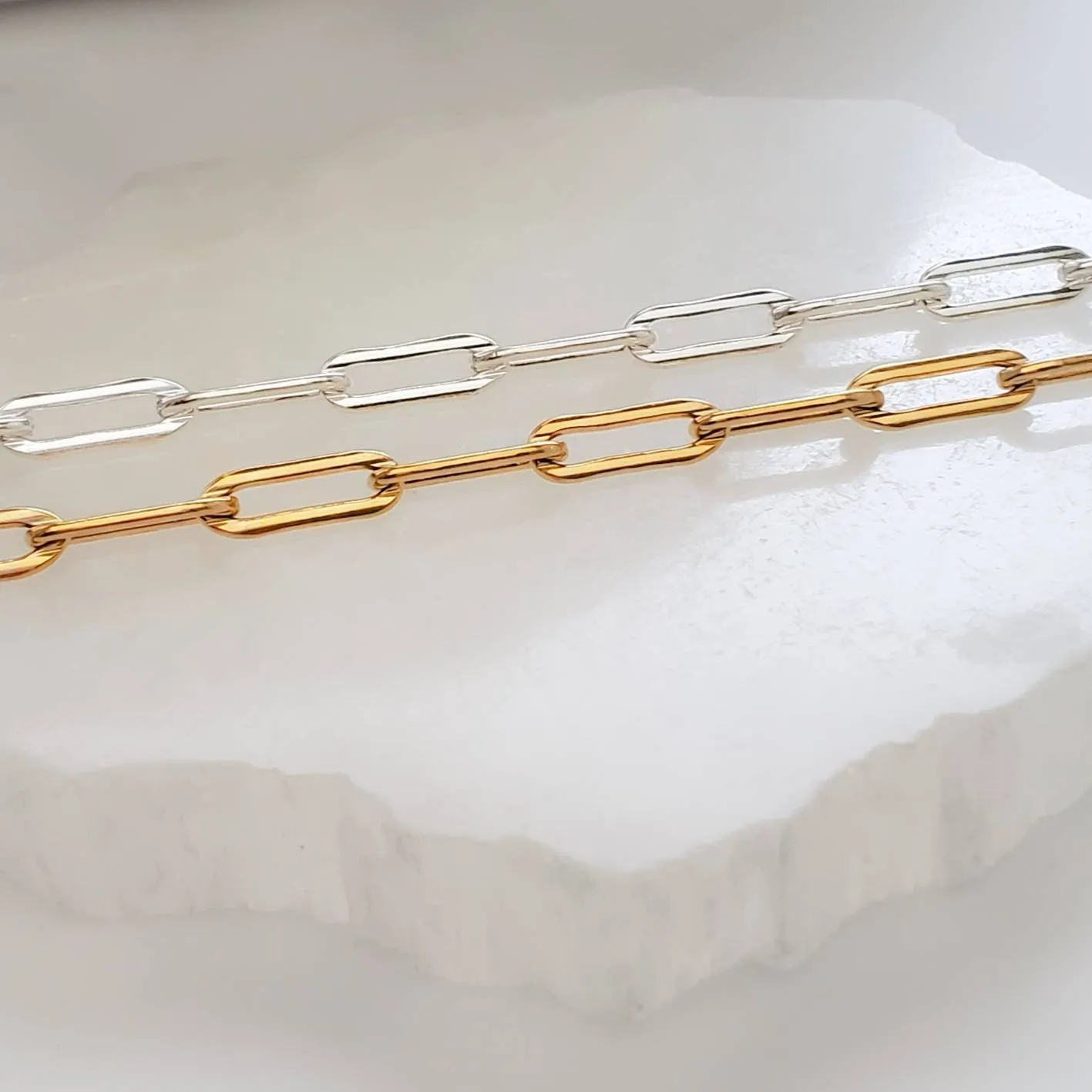 Chunky Paperclip Link Bracelet