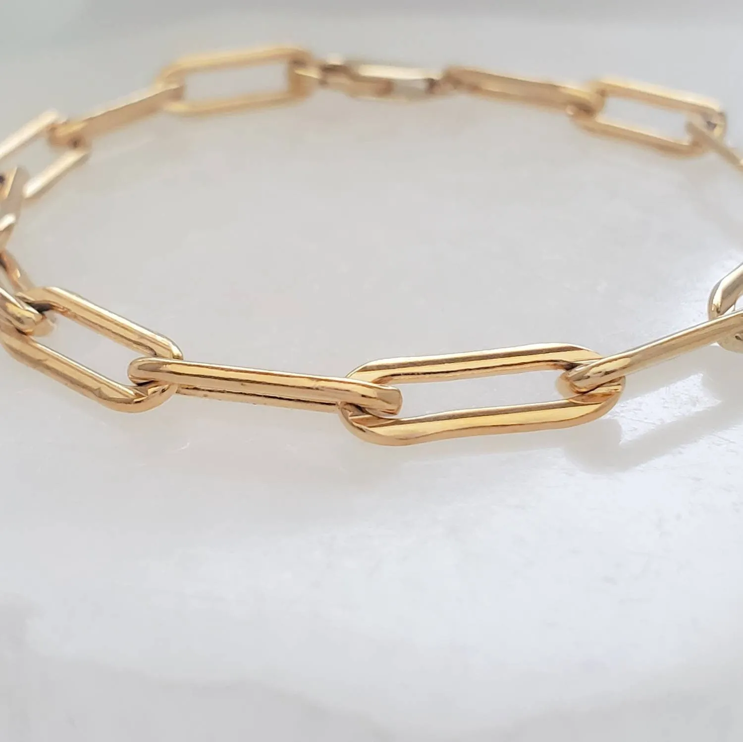 Chunky Paperclip Link Bracelet