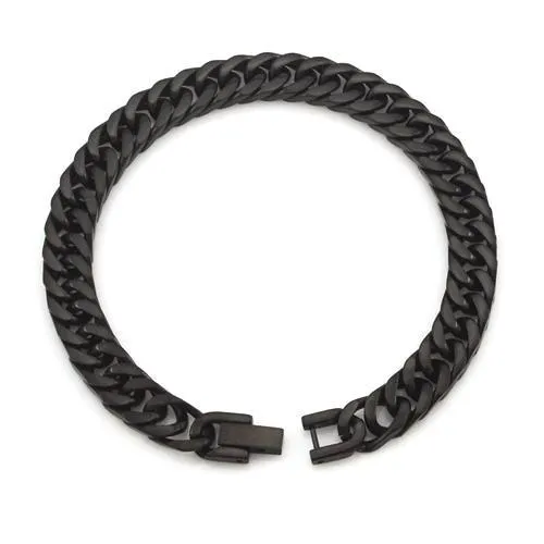 Classy Men Black Chain Bracelet