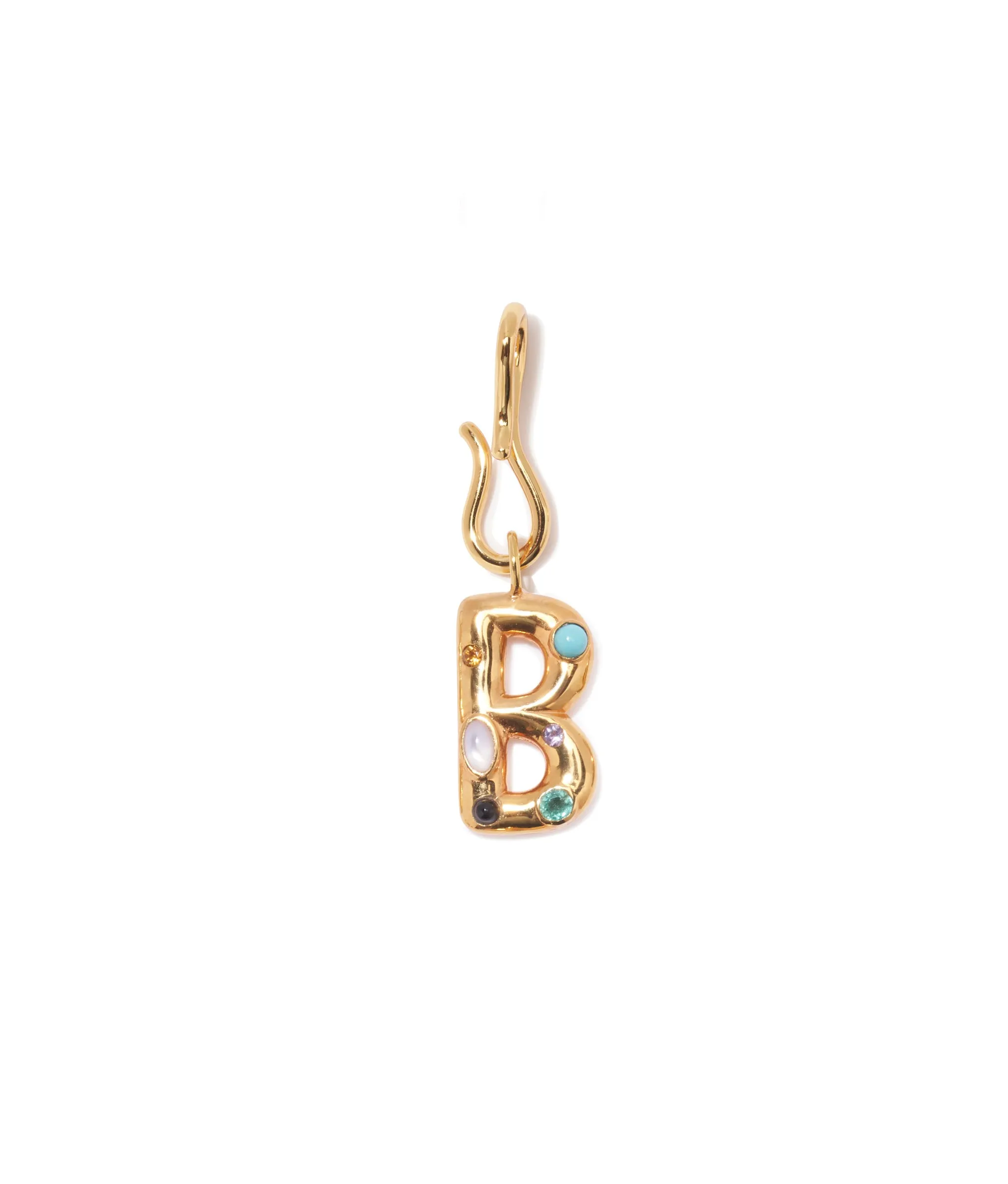 Confetti Letter “B” Mood Charm