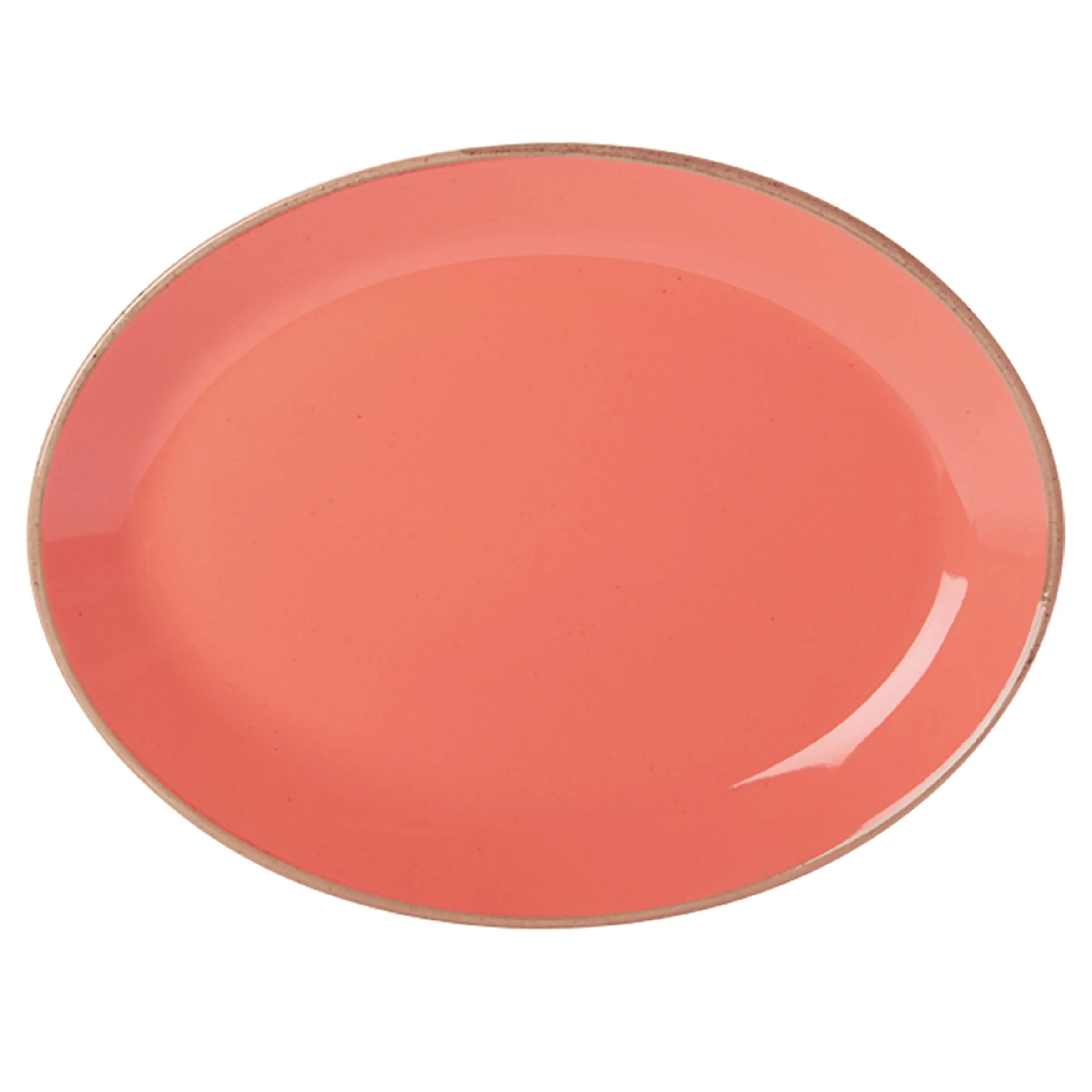 Coral Oval Plate 30cm/12" - Pack 6