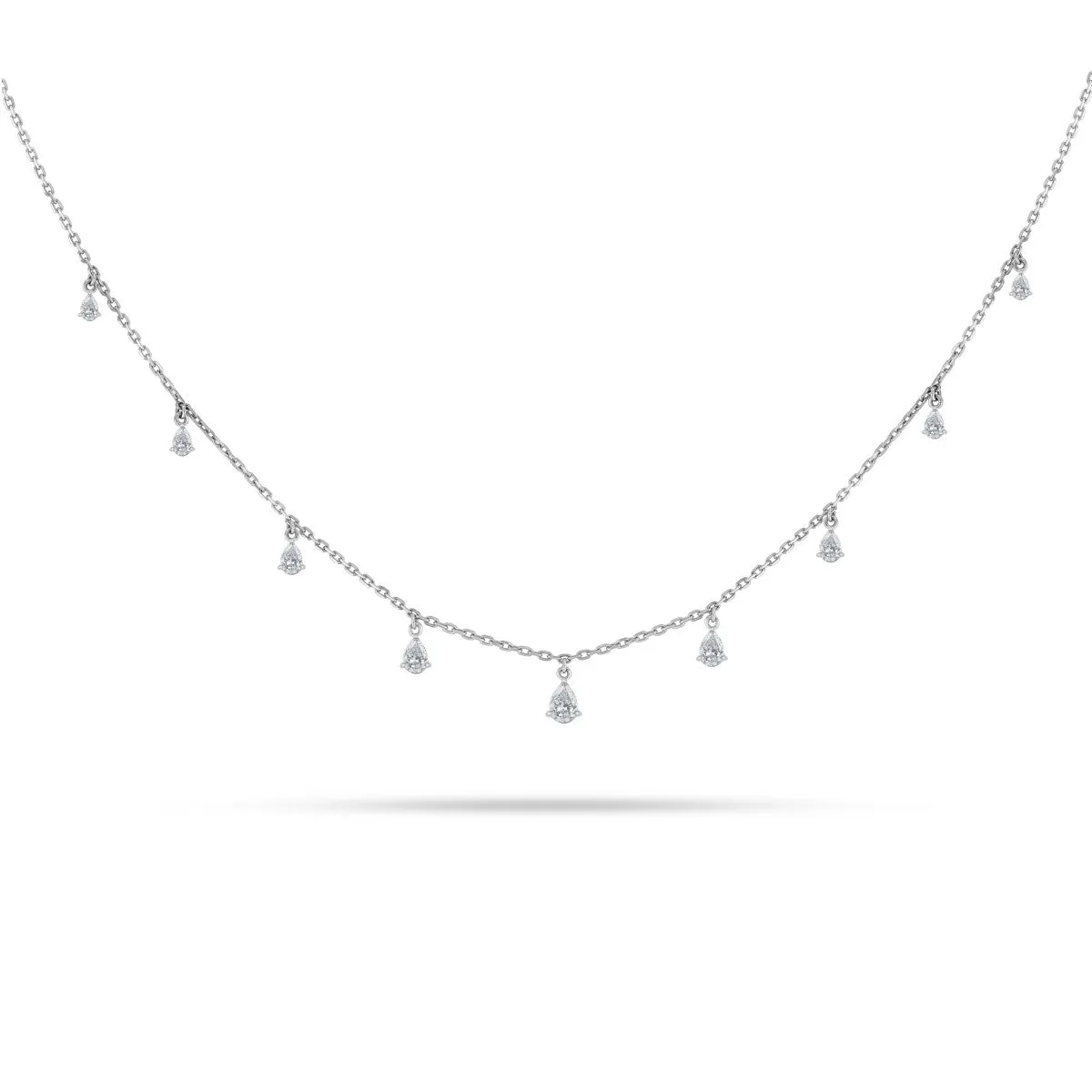 Dangling Diamond Choker