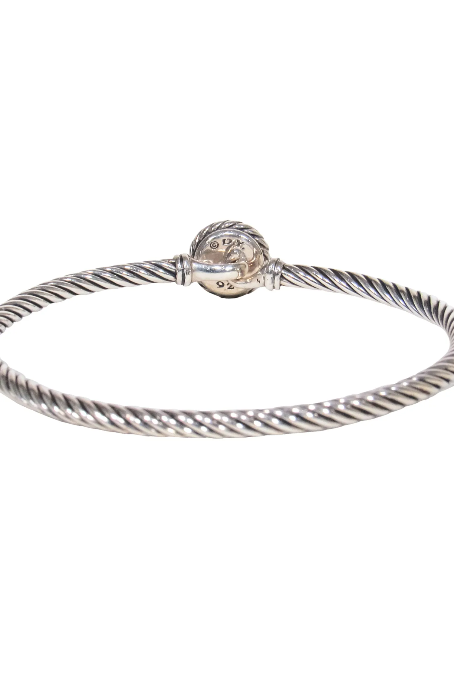 David Yurman - "Petite Chatelaine" Bracelet in Sterling Silver w/ Citrine