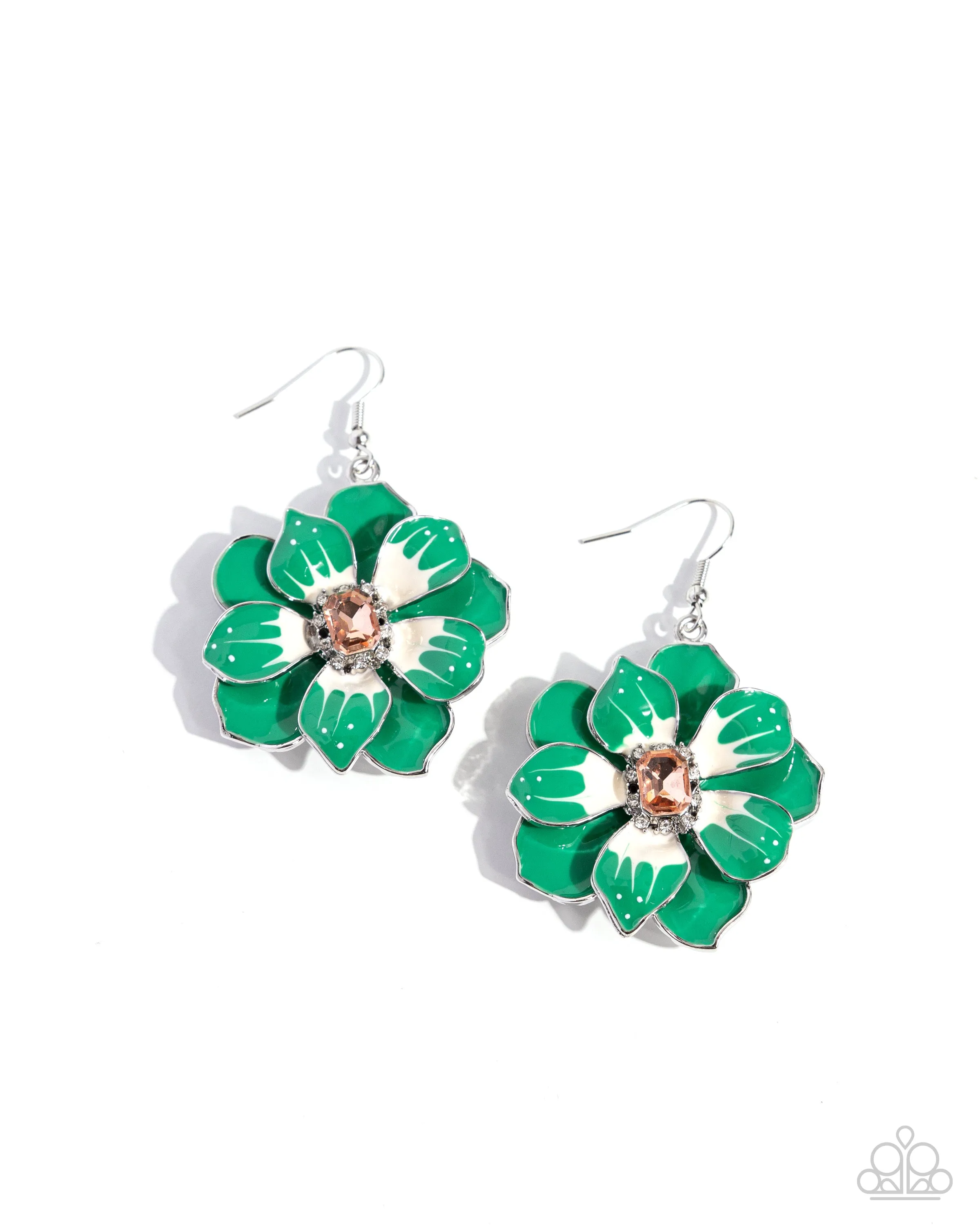 Earrings Tropical Treasure - Green E305