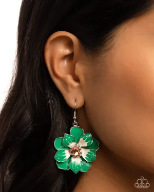 Earrings Tropical Treasure - Green E305