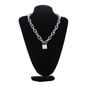 'Ecstatic' Padlock Choker Chain Necklace