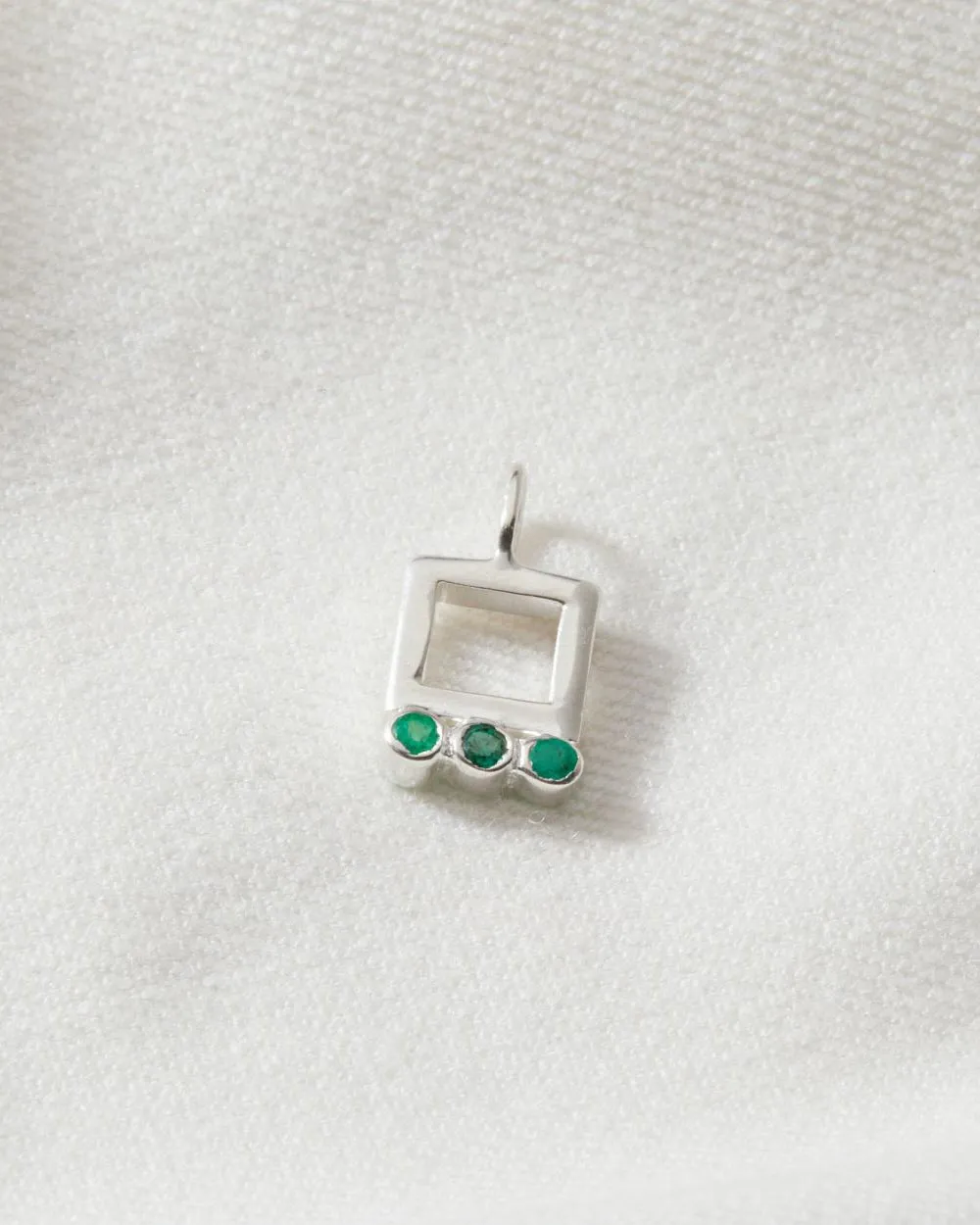 Emerald May Birthstone Charm