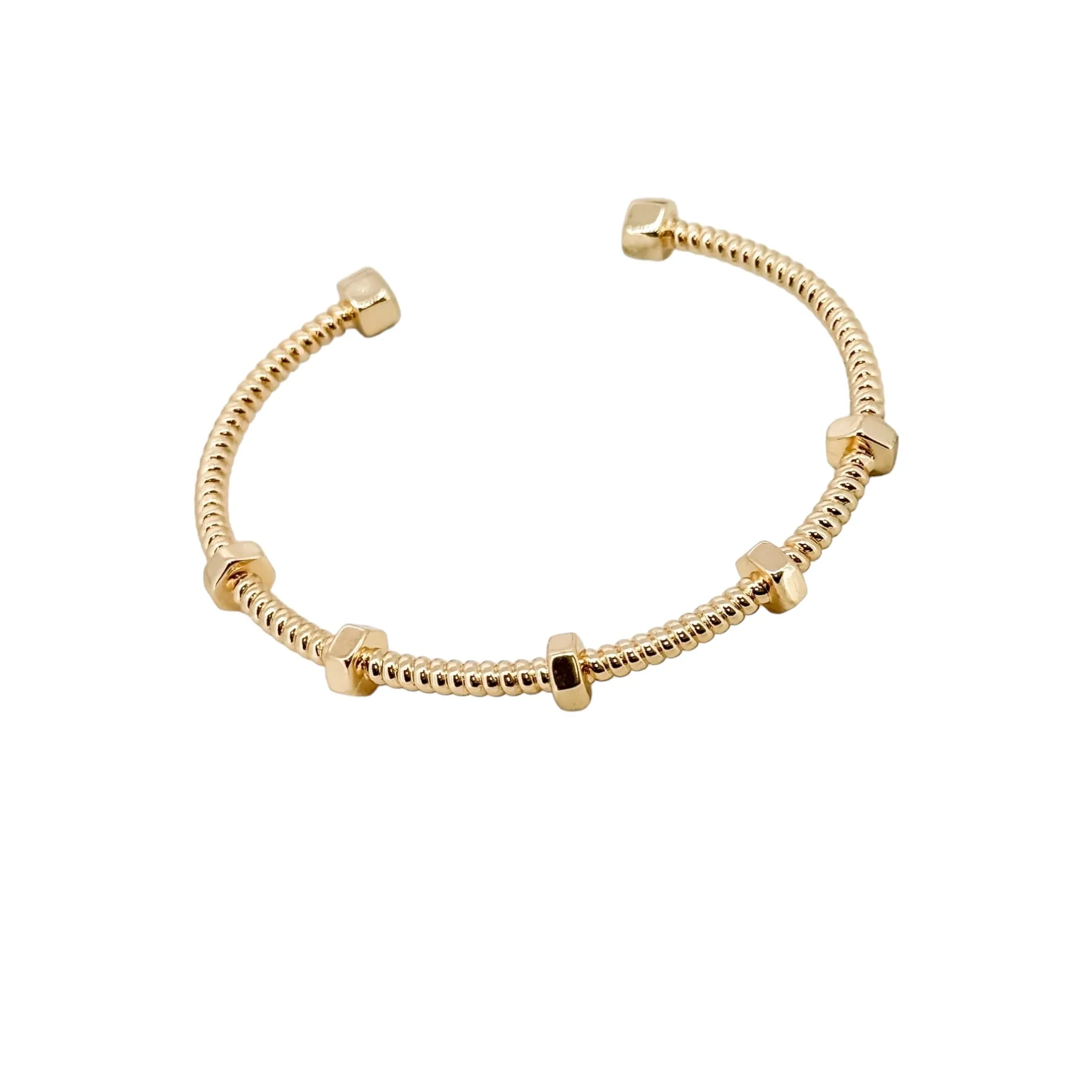 Envy Textured Bangle Gold