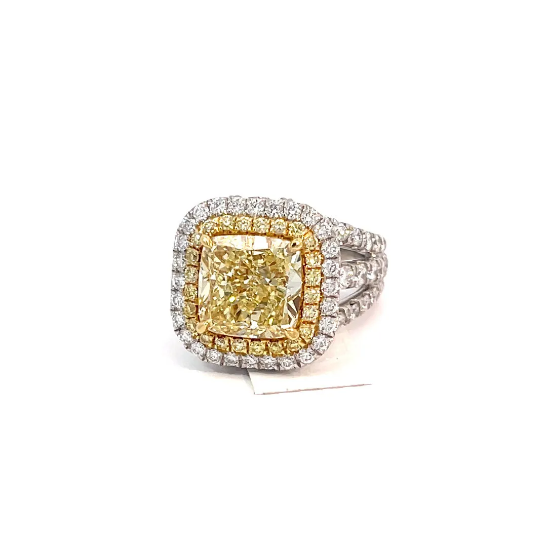 Fancy Yellow Diamond Ring