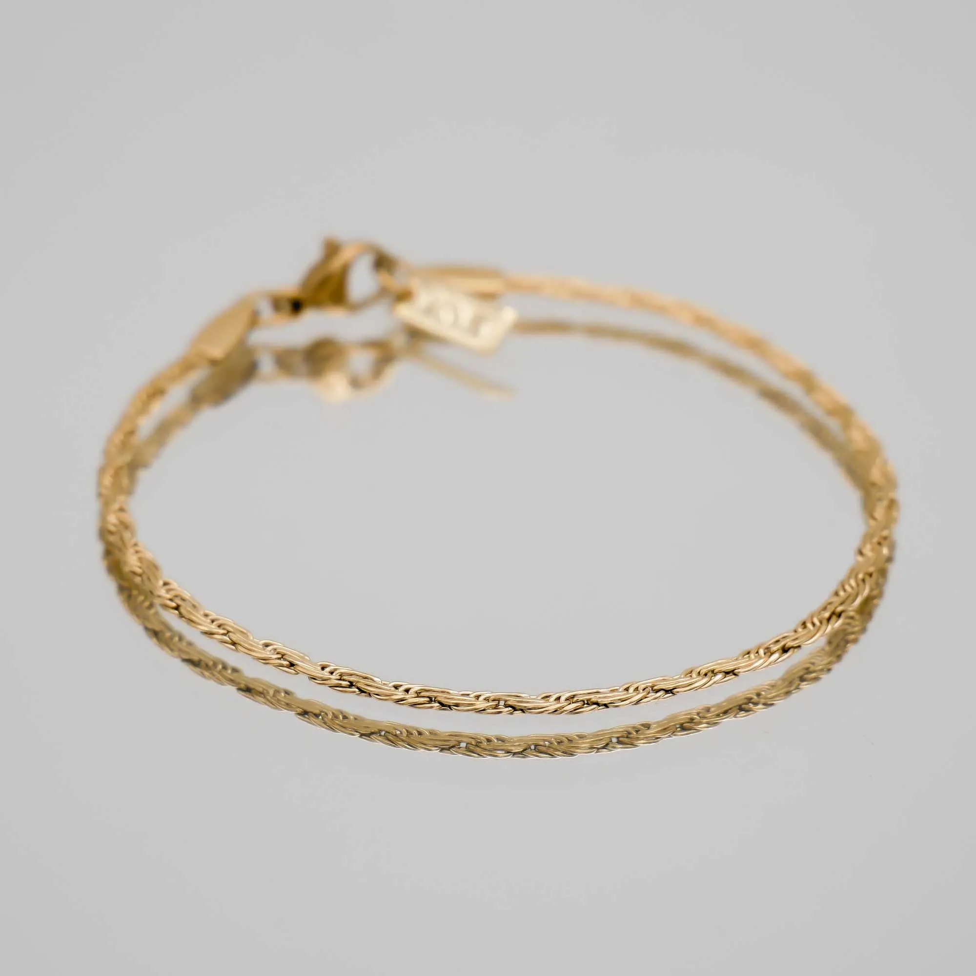 Flat Rope Chain Bracelet