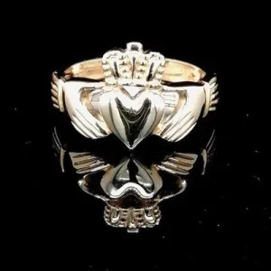 Gents 14ct Gold Claddagh Ring