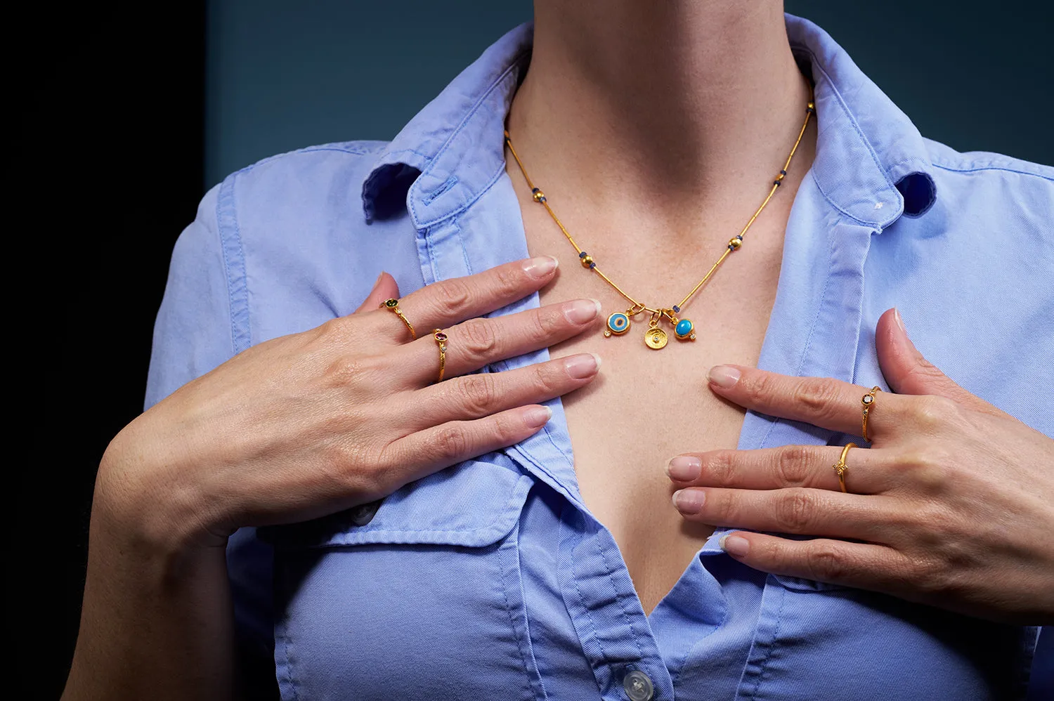 Gold and Diamond Pendant