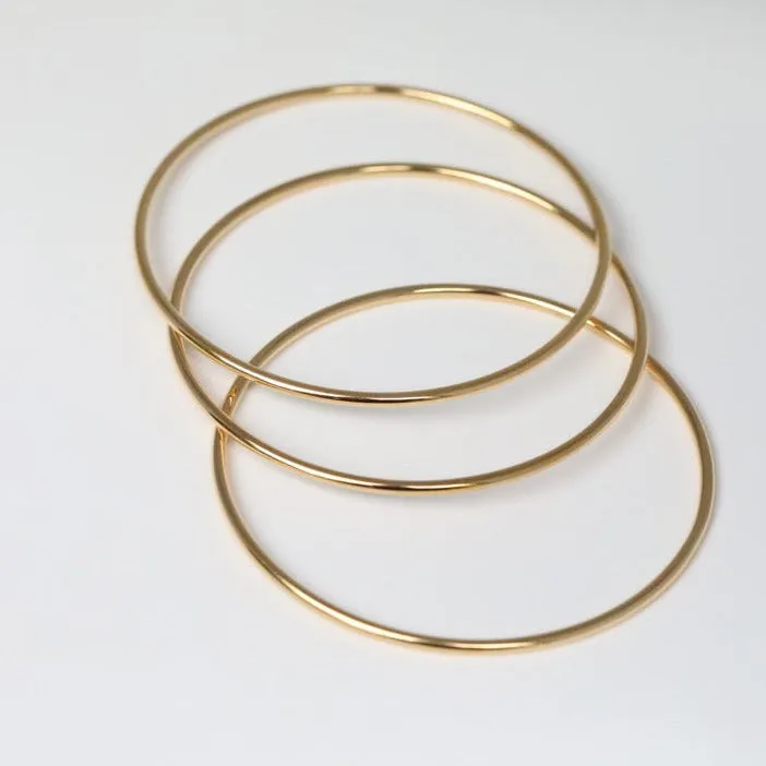 Gold Bangle Set | 18K Gold Bangles for women