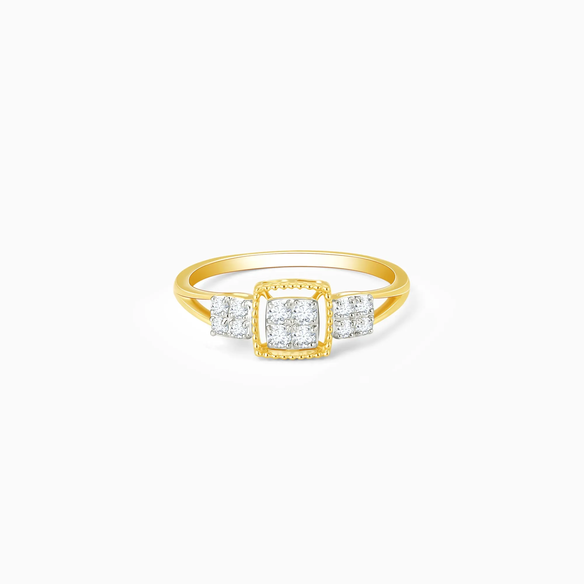 Gold Priceless Bond Diamond Ring