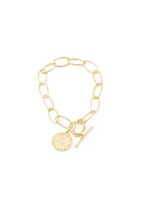 Gold Star Chain Bracelet