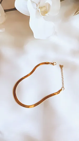 HALEY snake chain layering bracelet