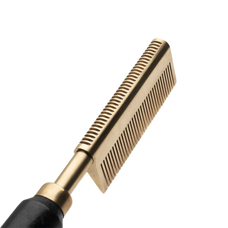 Hot & Hotter Electric Straightening Comb Medium Double Sided Teeth