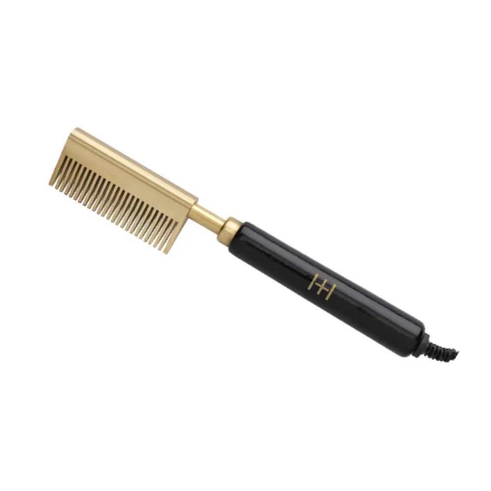 Hot & Hotter Electric Straightening Comb Medium Double Sided Teeth