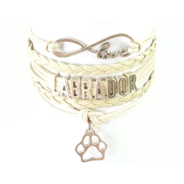 Infinity Love Labrador Bracelet