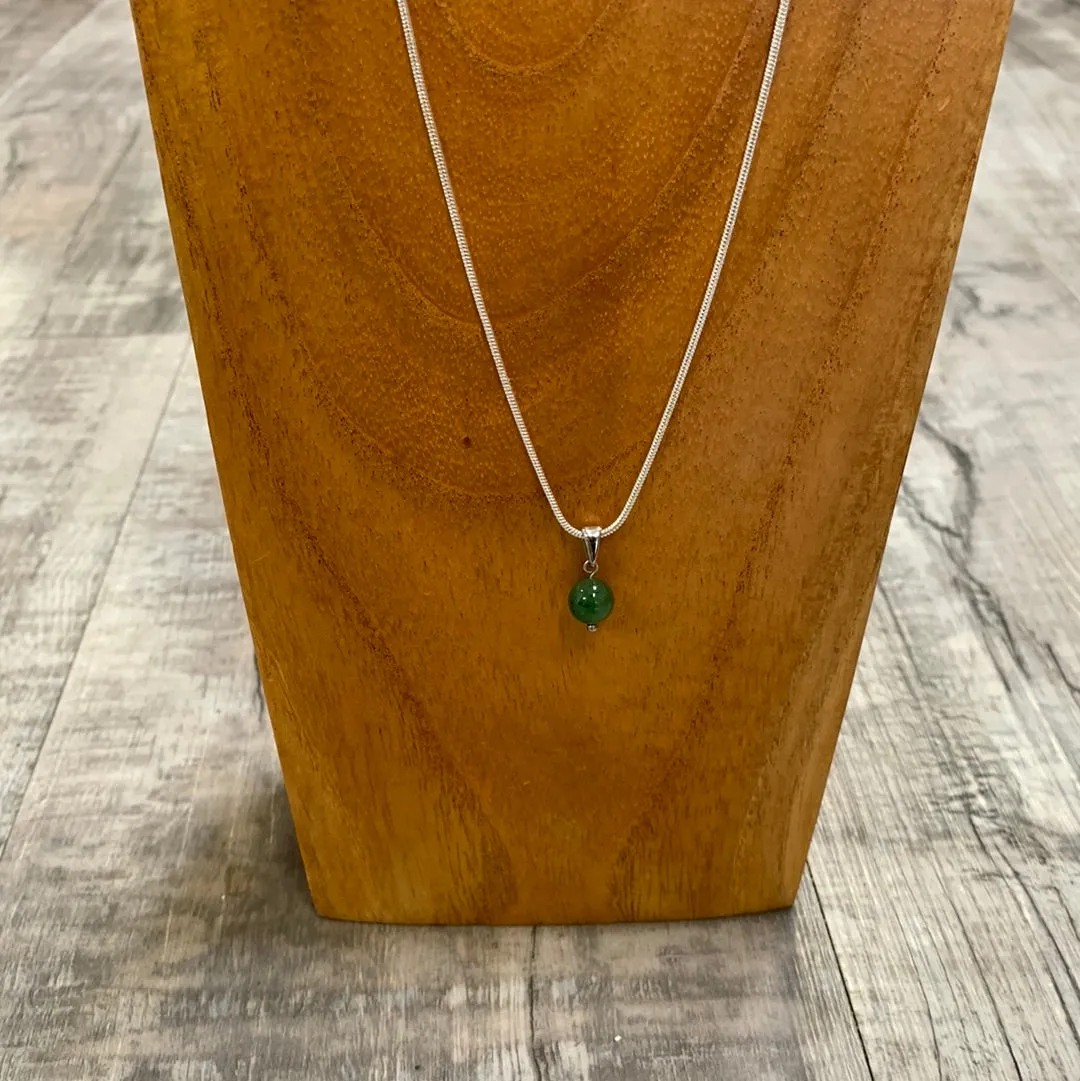 Jade Bead Pendant