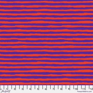 Kaffe-August 2022-Comb Stripe - Purple