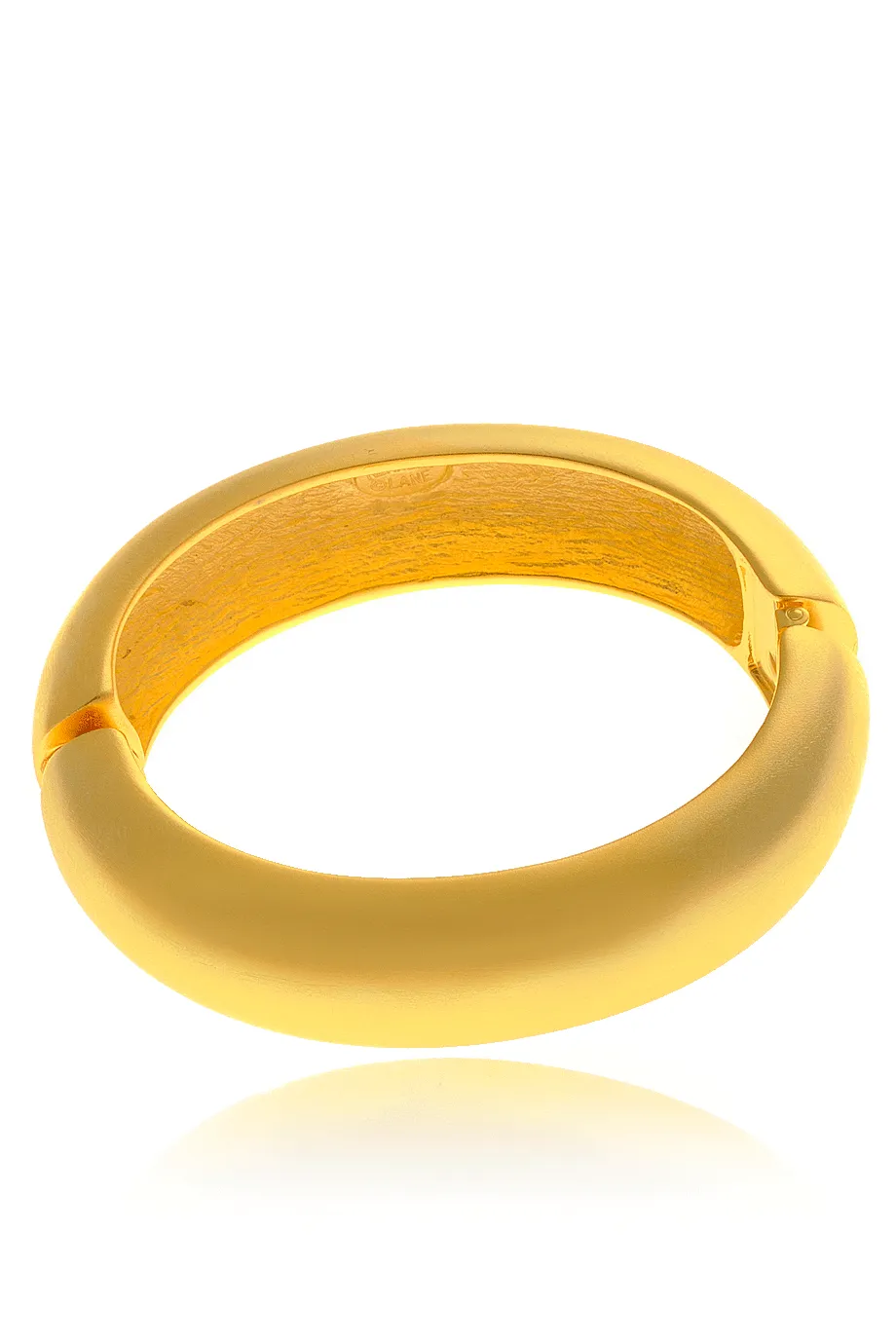 KENNETH JAY LANE Satin Gold Bangle