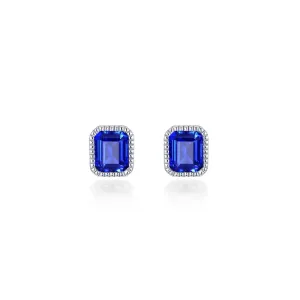 Lafonn September Birthstone Solitaire Stud Earrings BE008SAP00