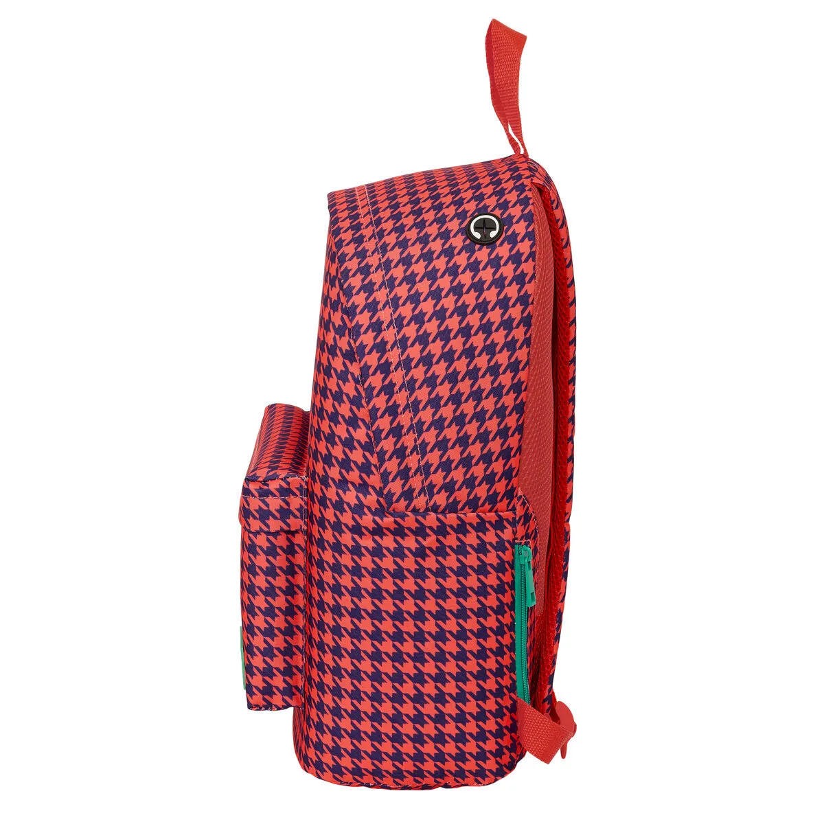 Laptop Backpack Nait Nait Pata de gallo coral Coral 31 x 41 x 16 cm