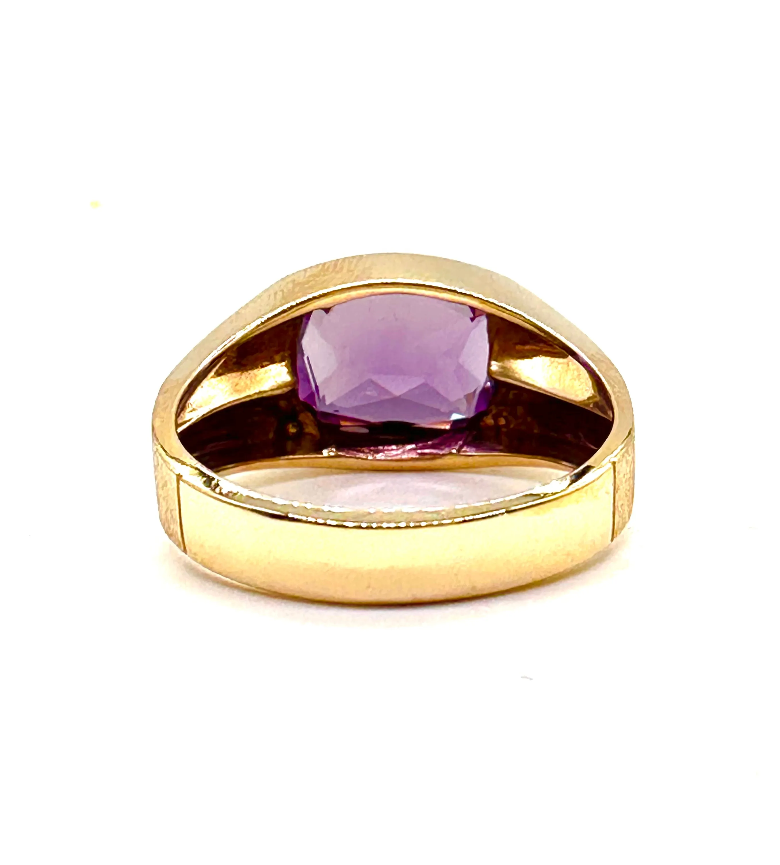 Men's Amethyst Ring