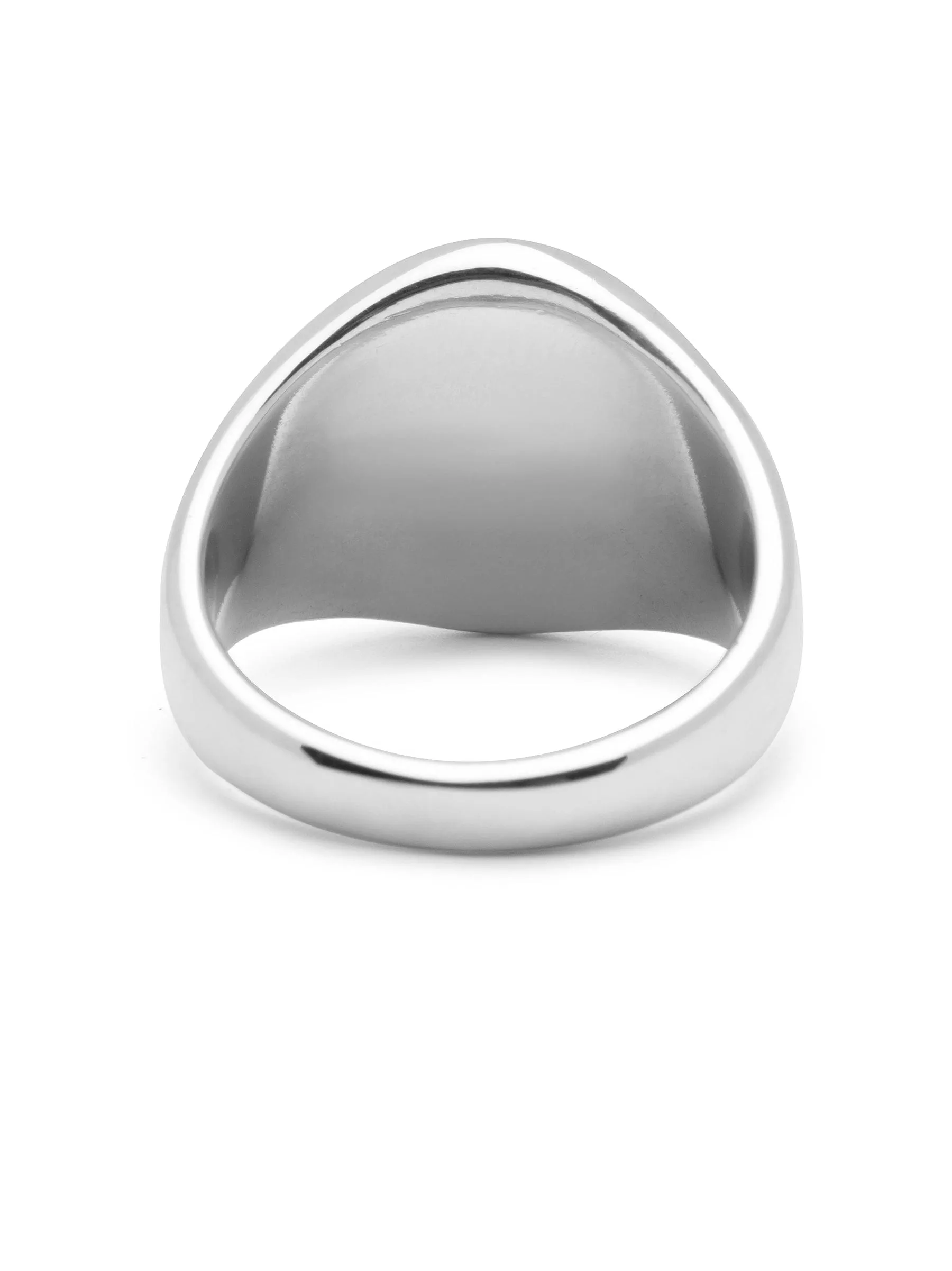 Men's Squared Stainless Steel Ring